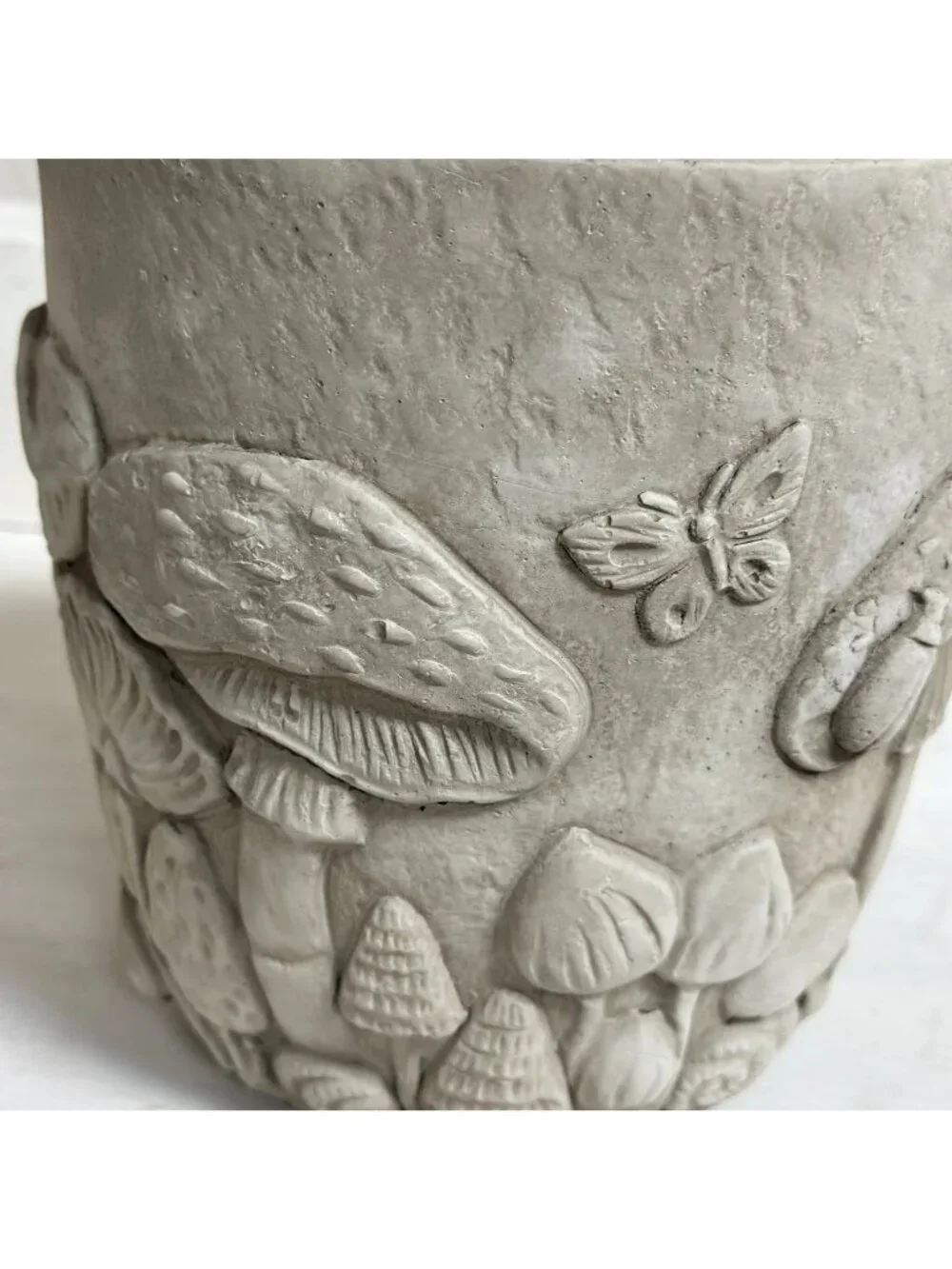 Mushroom Planter Cottage Garden Cement Look Butterfly Woodland‎ Forest Medium
